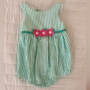 Florence Eiseman Toddler Girl Seersucker Bubble